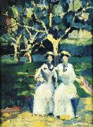 Kazimir Malevich Two Women in a Gardenr France oil painting artist